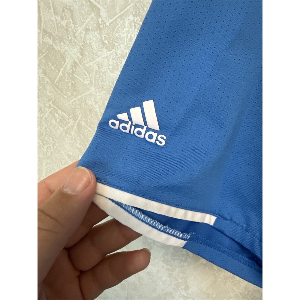 Adidas Golf ClimaCool Blue Polo Size Large PGA Tour - Picture 4 of 8